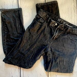 Boys’ Gap straight leg black jeans